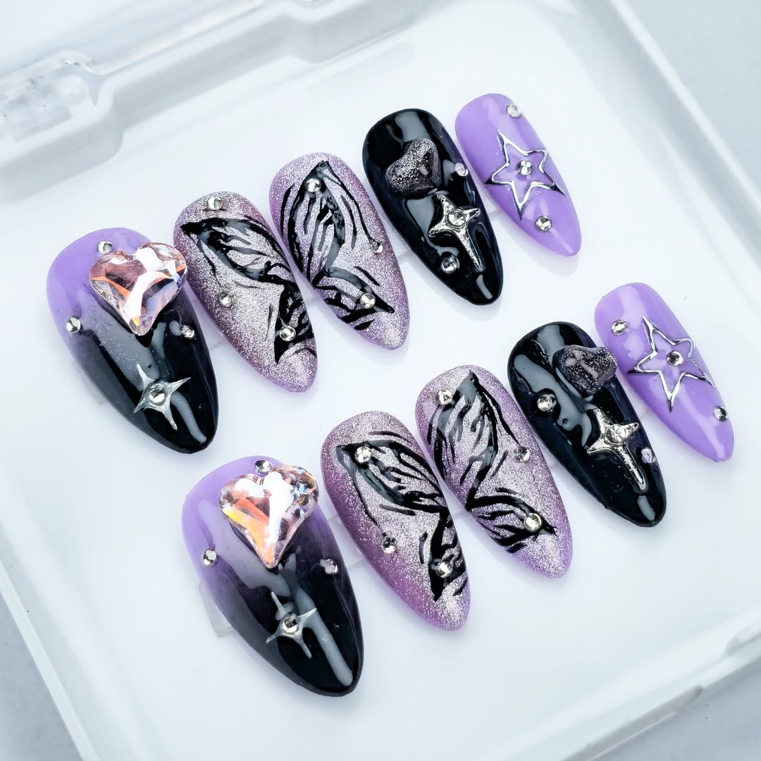 Press On Nails - Butterfly